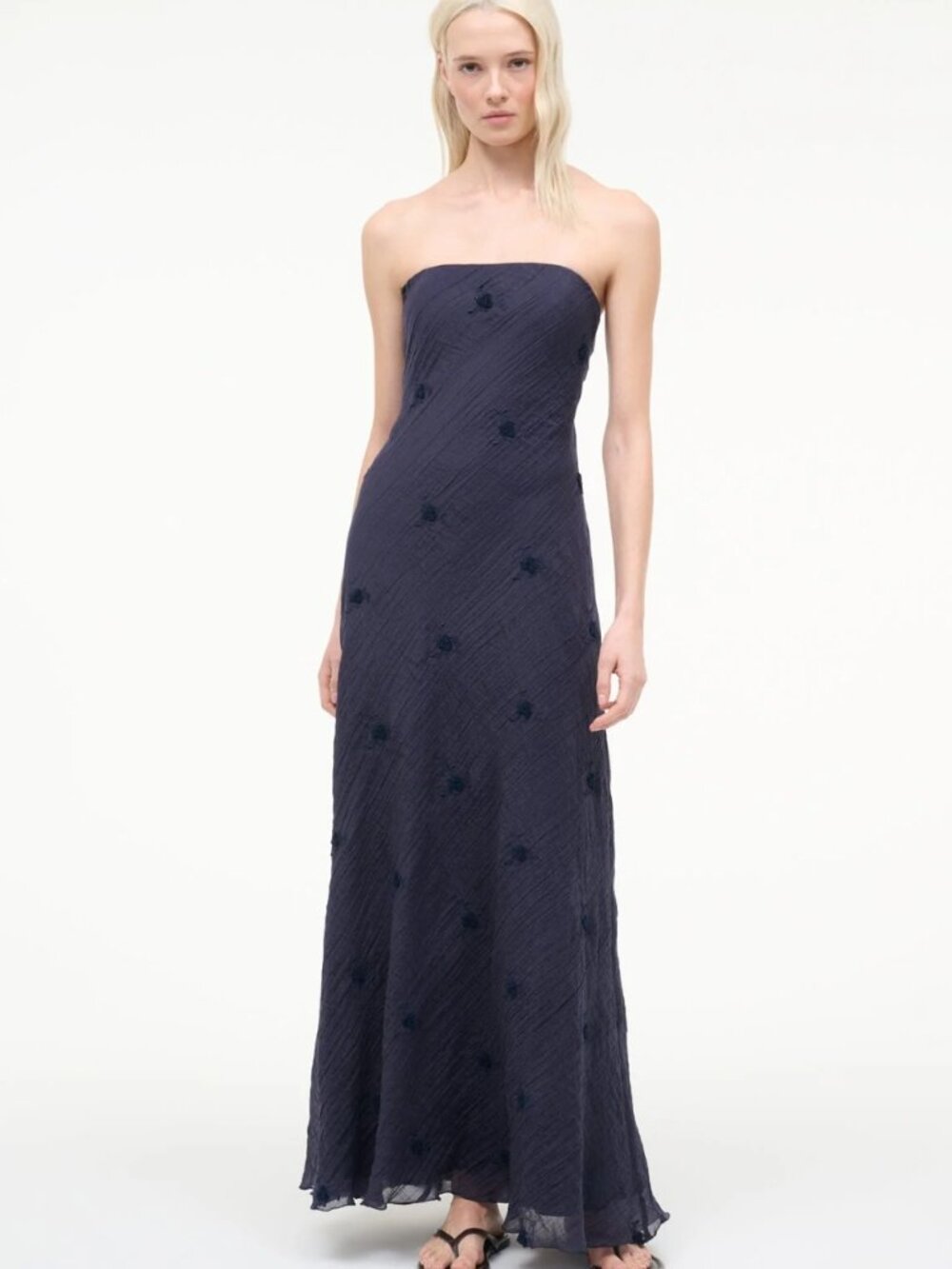 STAUD Cassie Dress Navy